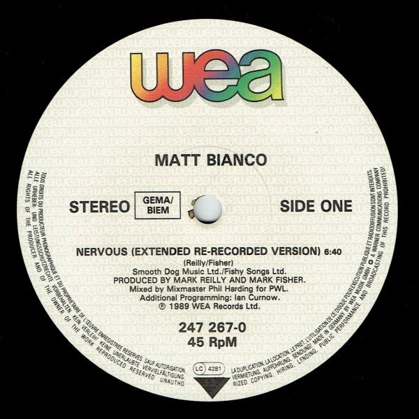 Nervous (Extended Re-recorded Version) Matt Bianco