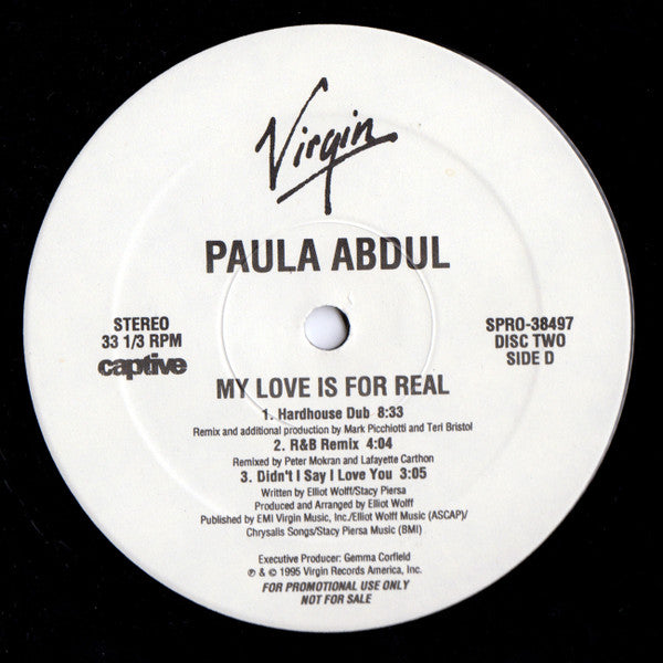 My Love Is For Real Paula Abdul