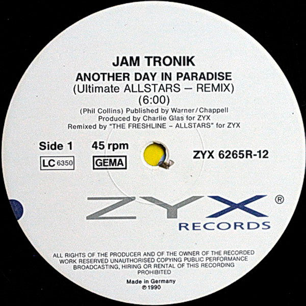 Another Day In Paradise (Dance Version - Remix) Jam Tronik