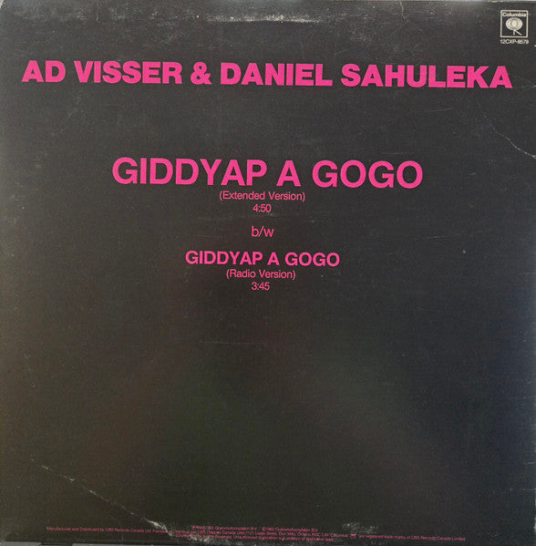 Giddyap A Gogo Ad Visser,Daniel Sahuleka