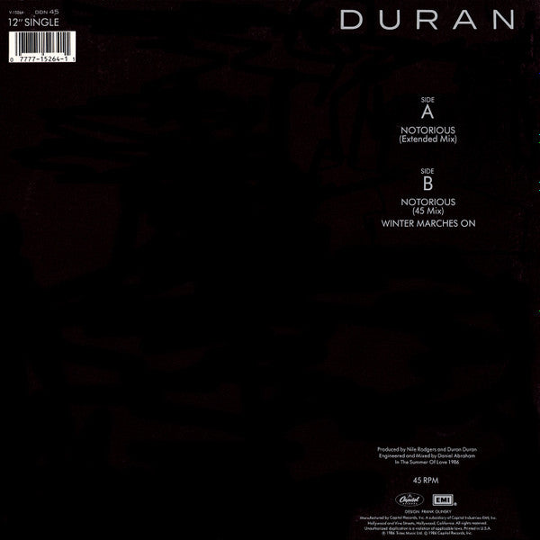 Notorious Duran Duran