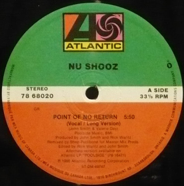 Point de non-retour (version étendue) Nu Shooz