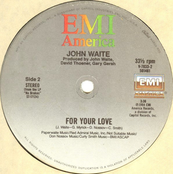 Missing You John Waite