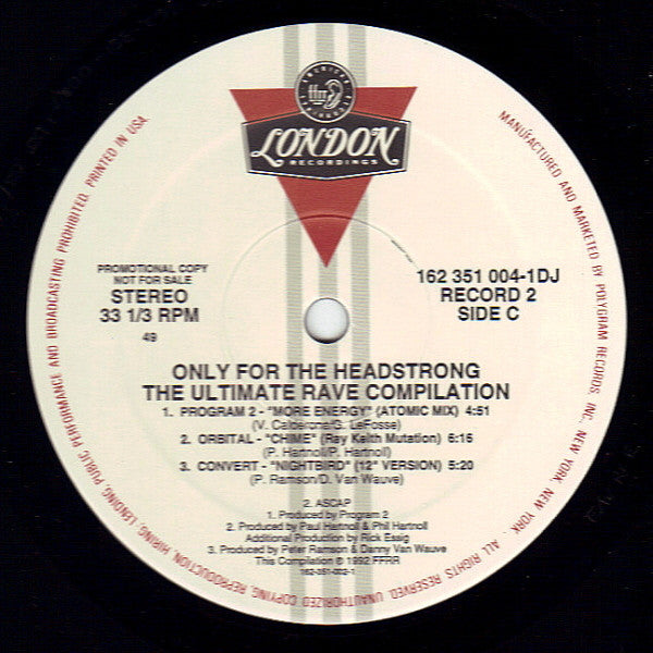 Only For The Headstrong: The Ultimate Rave Compilation Various