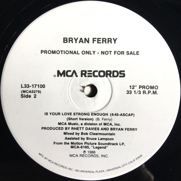 Is Your Love Strong Enough Bryan Ferry