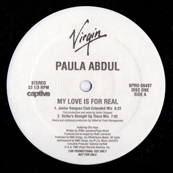 My Love Is For Real Paula Abdul