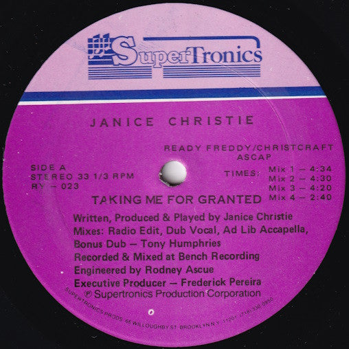 Taking Me For Granted | Rectangle Triangle