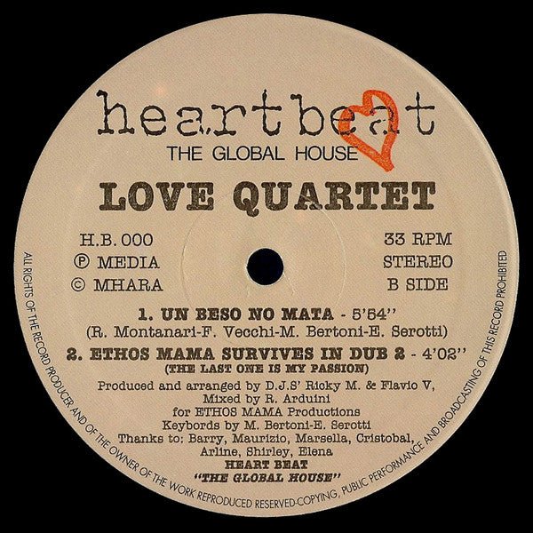 Kiss Me (Don't Be Afraid) Love Quartet