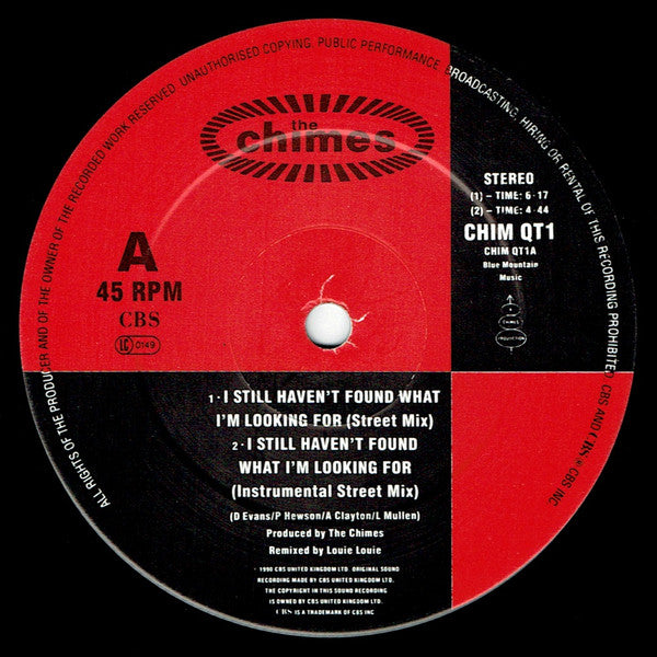 I Still Haven't Found What I'm Looking For / Heaven The Chimes