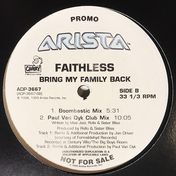 Bring My Family Back Faithless