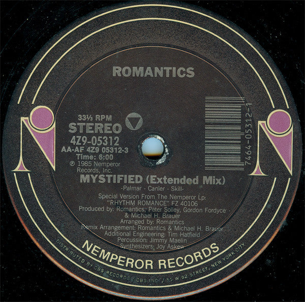 Mystified The Romantics