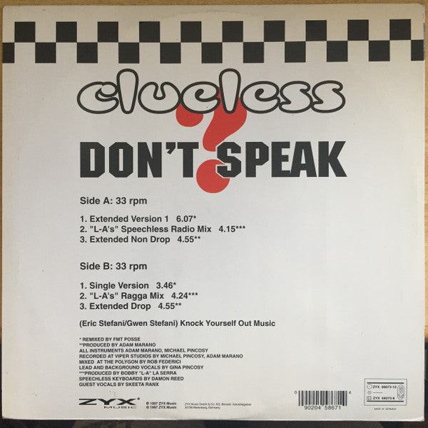 Don't Speak | Rectangle Triangle