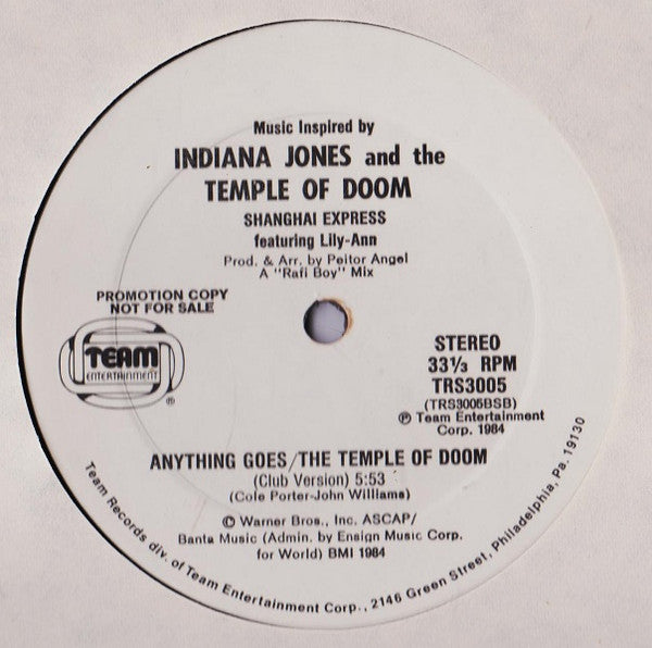 Anything Goes / The Temple Of Doom (Music Inspired By Indiana Jones And The Temple Of Doom) | Rectangle Triangle
