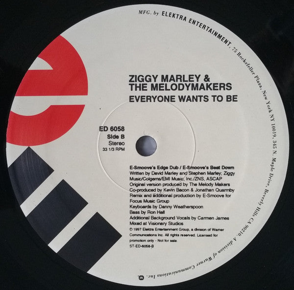 Everyone Wants To Be Ziggy Marley And The Melody Makers