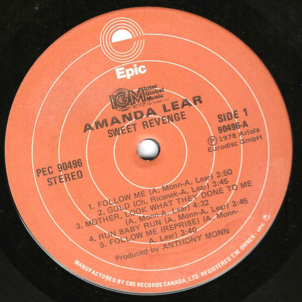 Sweet Revenge Amanda Lear