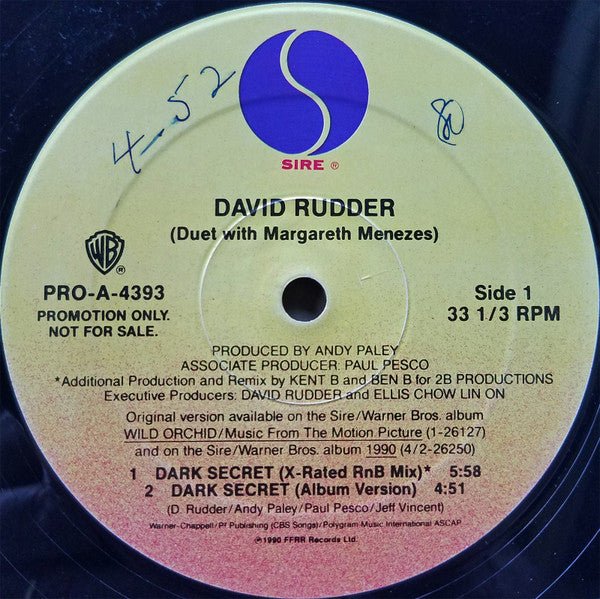 Dark Secret David Rudder,Margareth Menezes