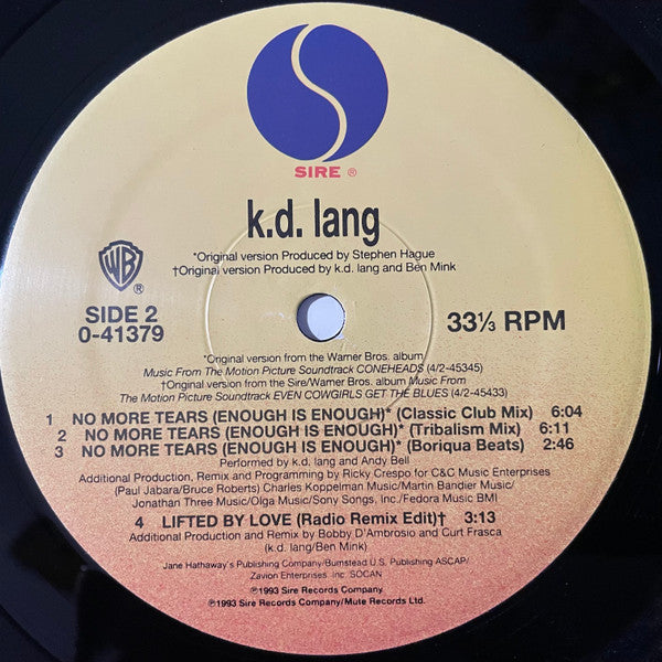 Lifted By Love k.d. lang