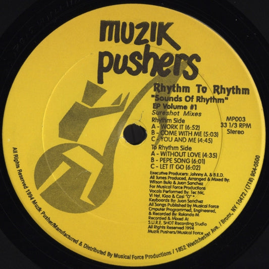 Sounds Of Rhythm EP Volume #1 (Sureshot Mixes) | Rectangle Triangle  