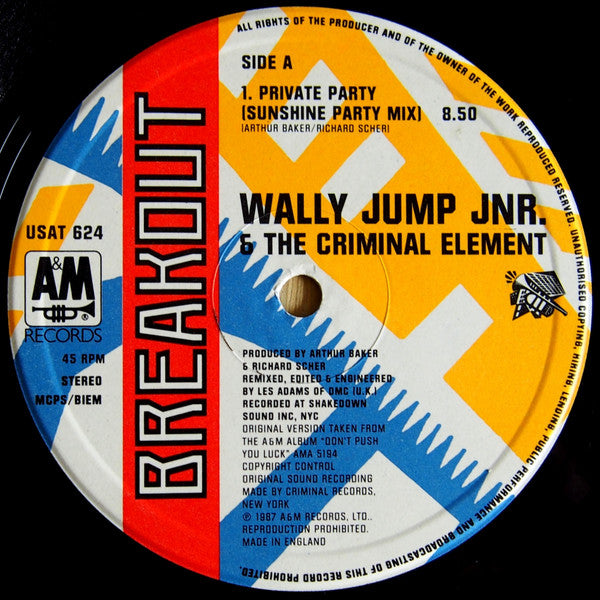 Private Party 2 Wally Jump Jr & The Criminal Element