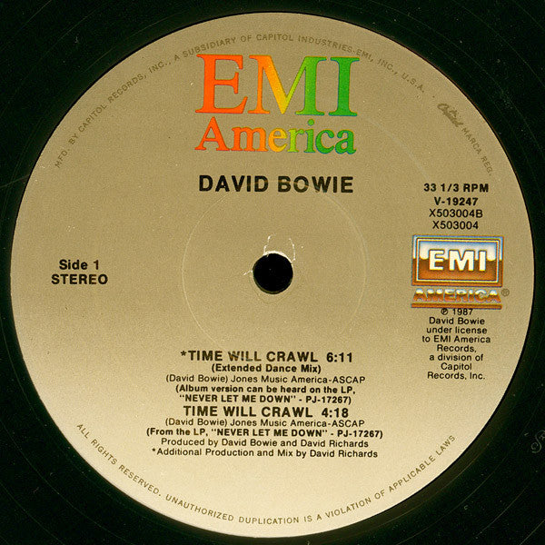 Time Will Crawl (Extended Dance Mix) David Bowie