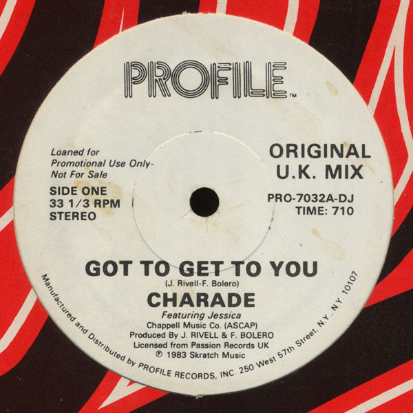 Got To Get To You Charade (2),Jessica (39)
