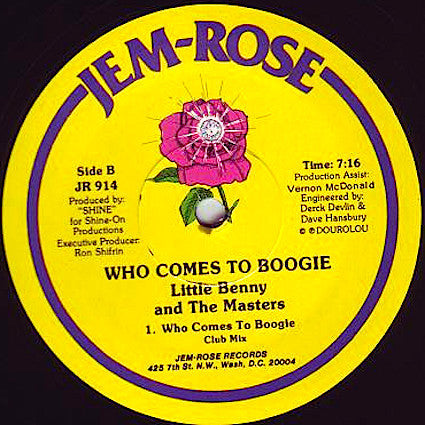 Who Comes To Boogie Little Benny & The Masters