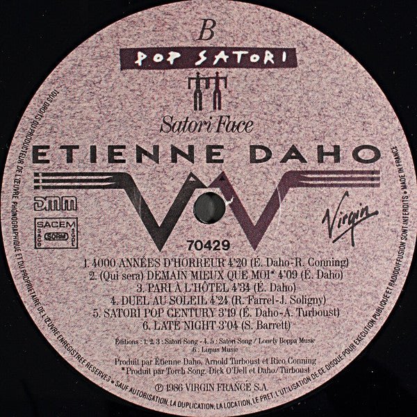 Pop Satori Etienne Daho