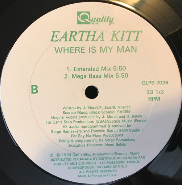 Où est mon homme 3 Eartha Kitt