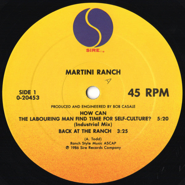 Comment l’homme qui travaille peut-il trouver du temps pour se cultiver ? Martini Ranch