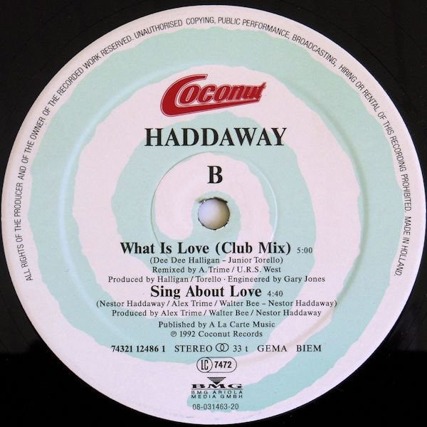 What Is Love Haddaway