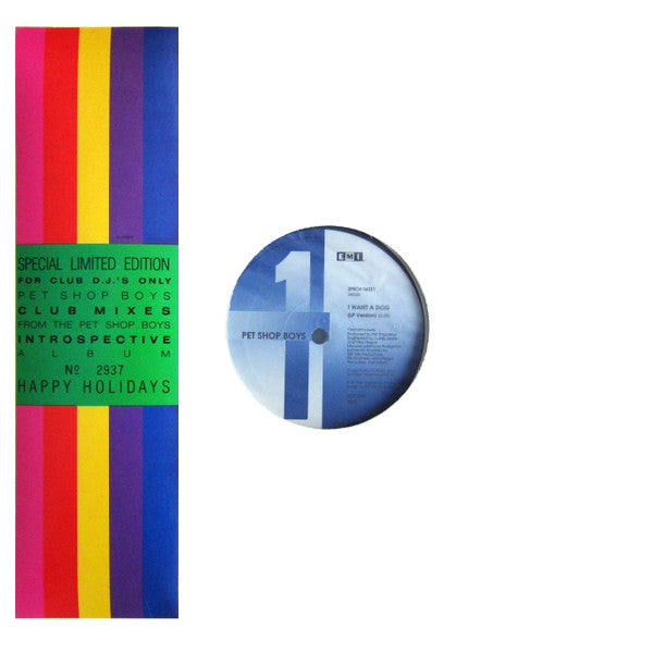 Club Mixes From The Pet Shop Boys Introspective Album Pet Shop Boys