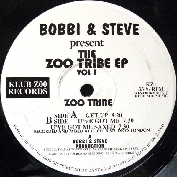 The Zoo Tribe EP Vol 1 Bobbi & Steve,Zoo Tribe