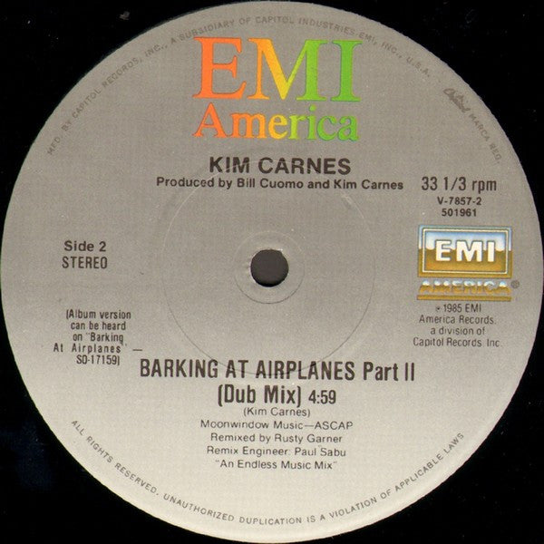 Crazy In The Night (Barking At Airplanes) Kim Carnes