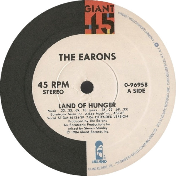 Land Of Hunger The Earons