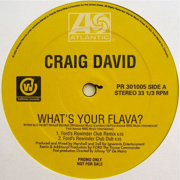 What's Your Flava? Craig David
