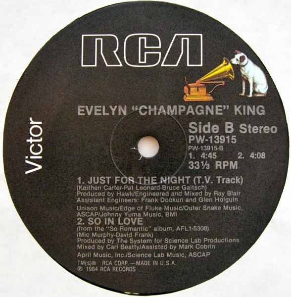 Juste pour la nuit Evelyn King
