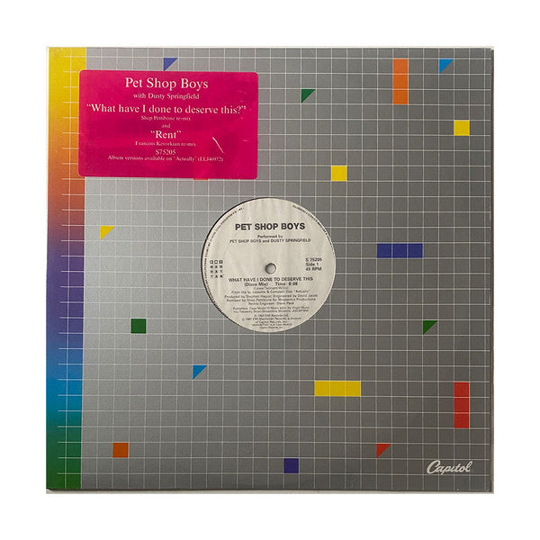 What Have I Done To Deserve This? / Rent Pet Shop Boys,Dusty Springfield,Pet Shop Boys