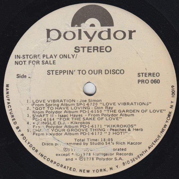 En route pour notre discothèque Divers