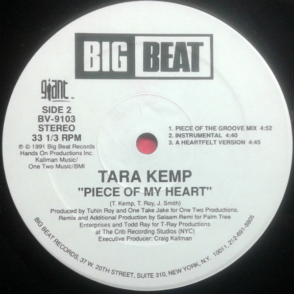 Piece Of My Heart Tara Kemp