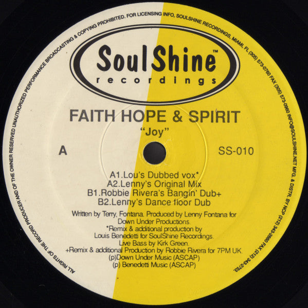 Joie Foi, Espérance et Esprit