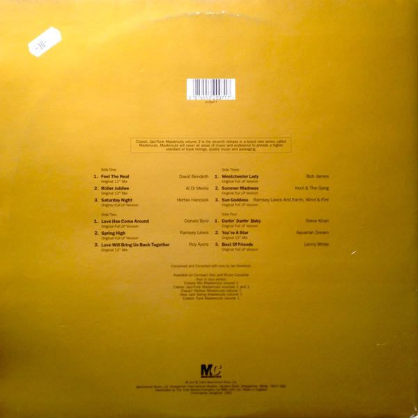 Classic Jazz-Funk Mastercuts Volume 3 | Rectangle Triangle