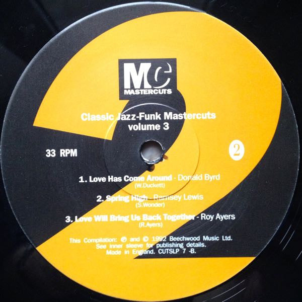 Classique Jazz-Funk Mastercuts Volume 3 Divers