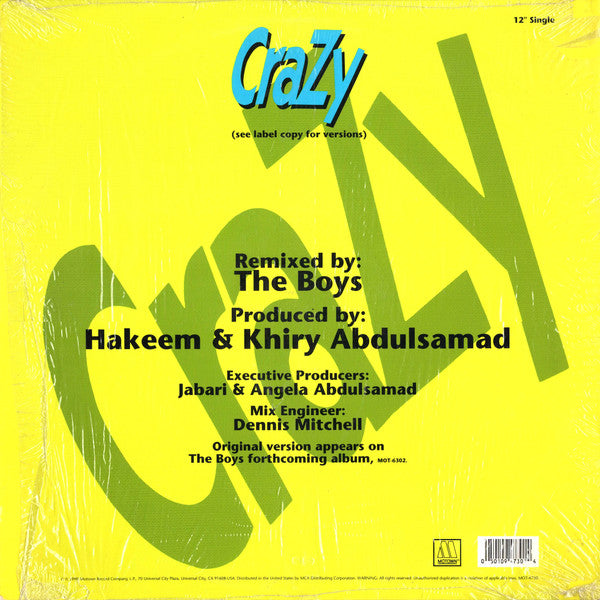Crazy The Boys