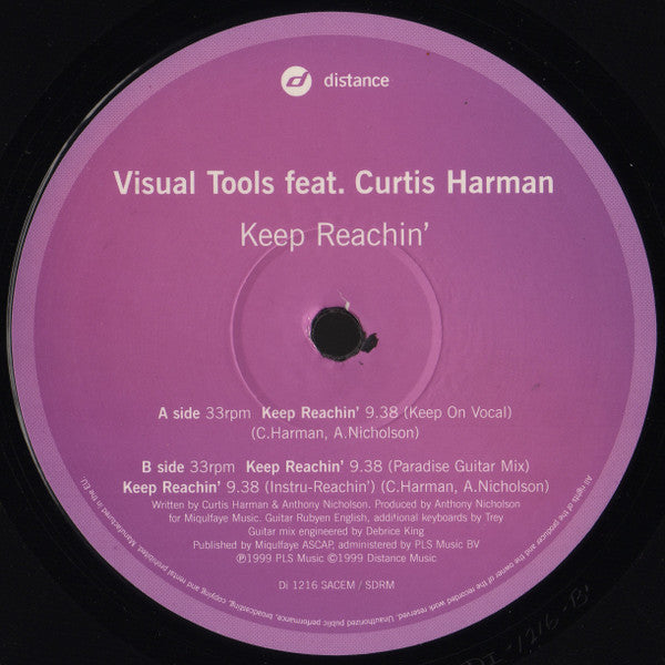 Keep Reachin' Visual Tools,Curtis Harman