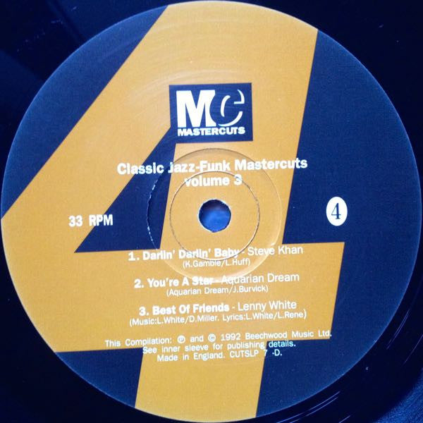 Classique Jazz-Funk Mastercuts Volume 3 Divers