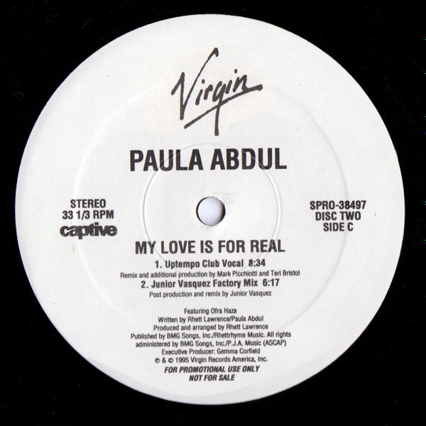My Love Is For Real Paula Abdul