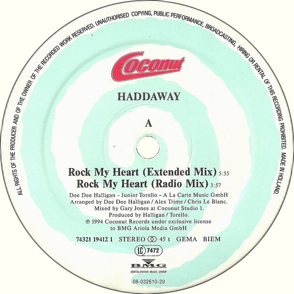 Rock My Heart Haddaway