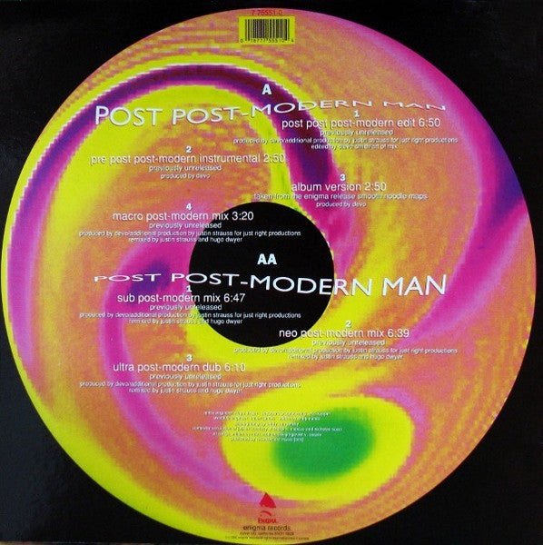 L'homme post-post-moderne Dévo