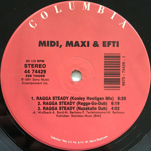 Ragga Steady Midi, Maxi & Efti