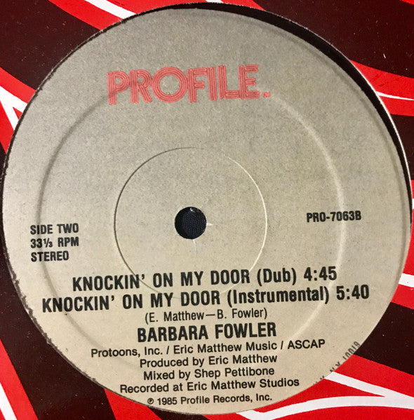 Knockin' On My Door Barbara Fowler